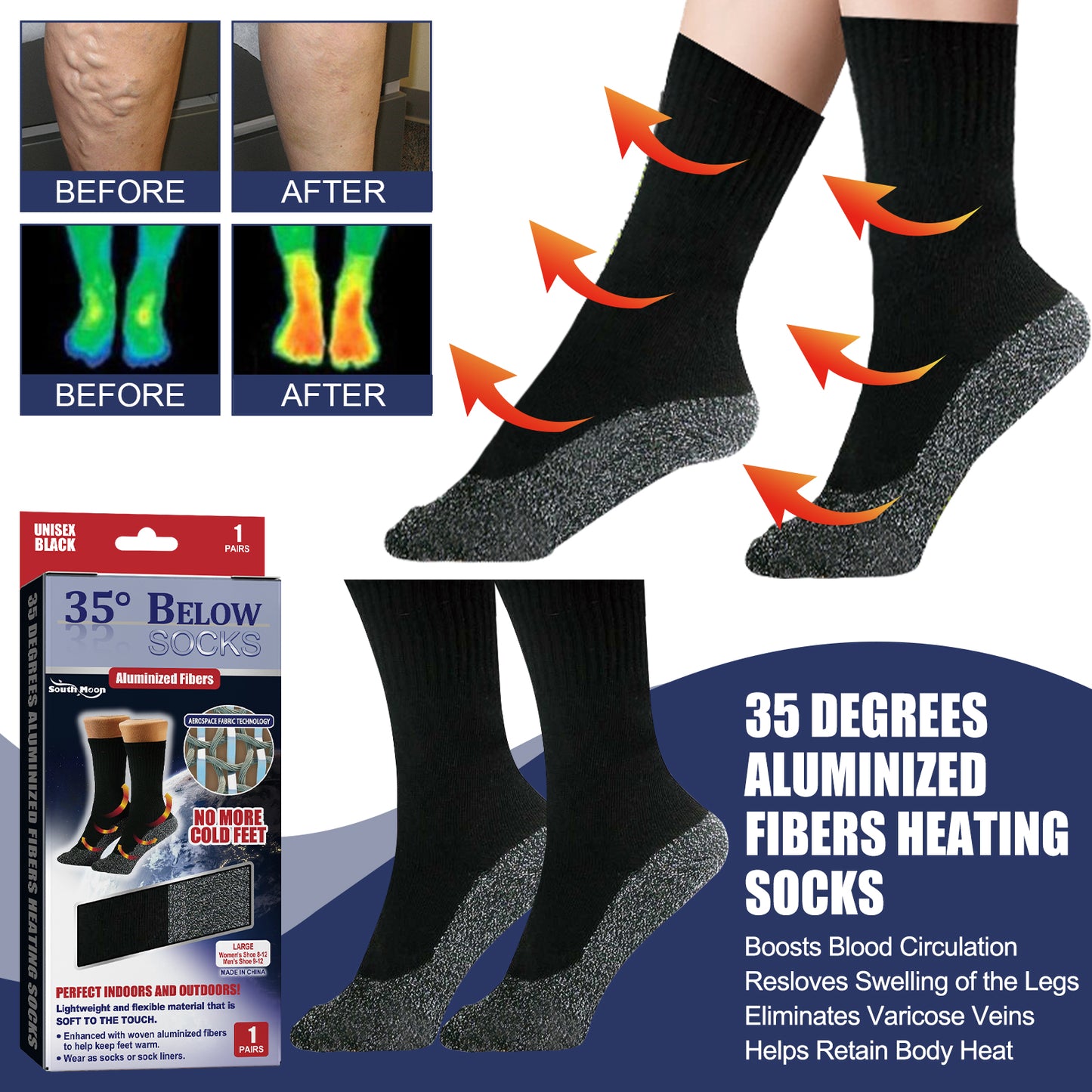 Compression Warming Socks