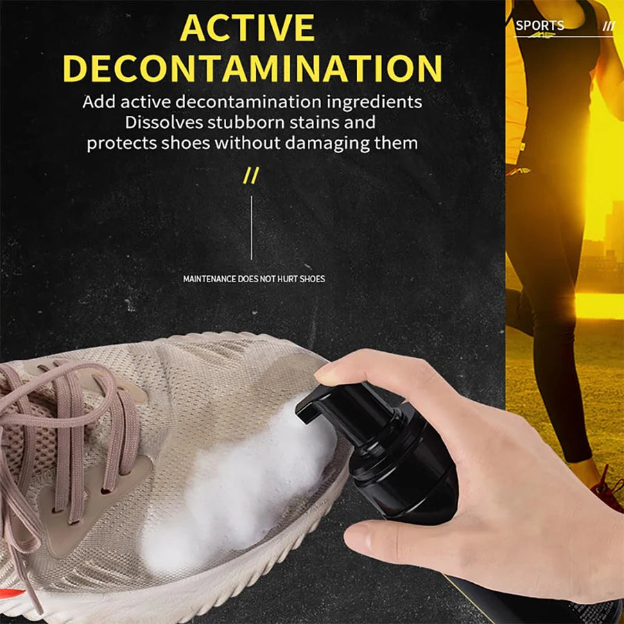 Sneaker Cleaning Kit – Foam Cleaner with Brush & Cloth | Vieora