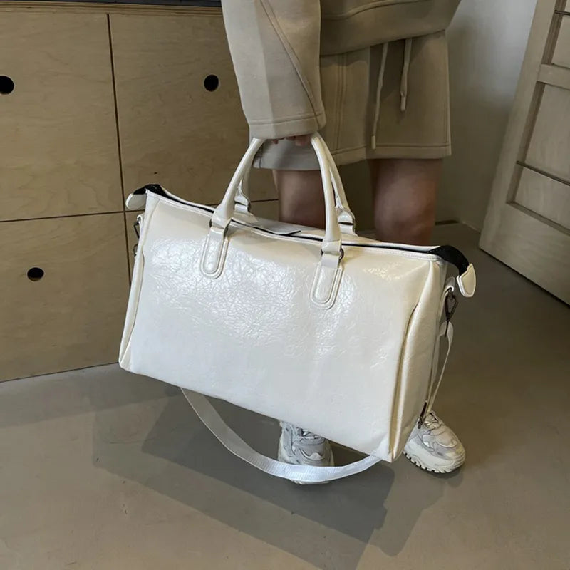 Minimalist Leather Duffle