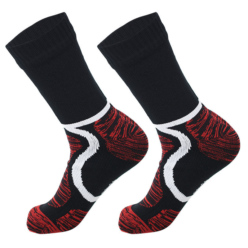 Waterproof socks in wet field