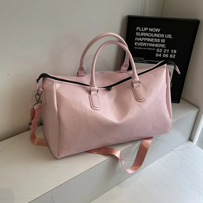 Minimalist Leather Duffle