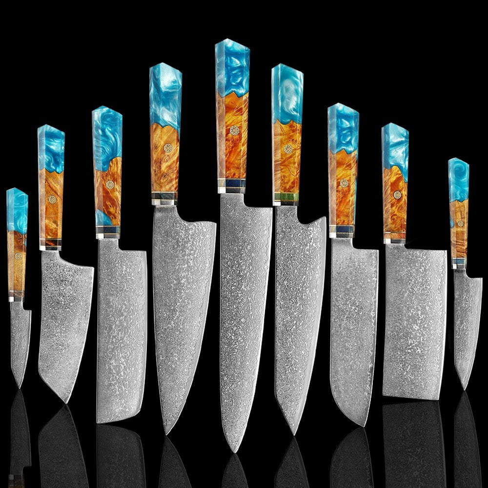 VG10 Damascus Knife Set — Artisan Chef Collection