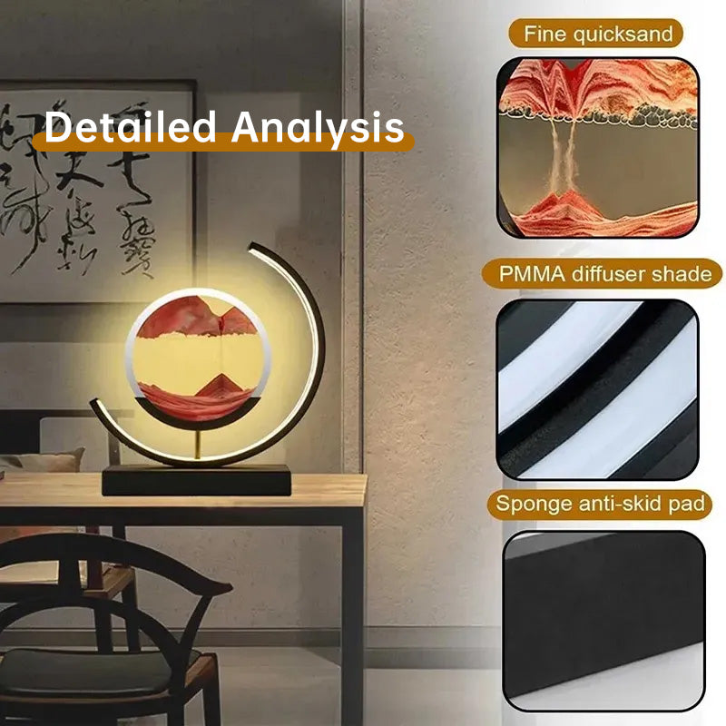 Flowing Sand Aura Lamp
