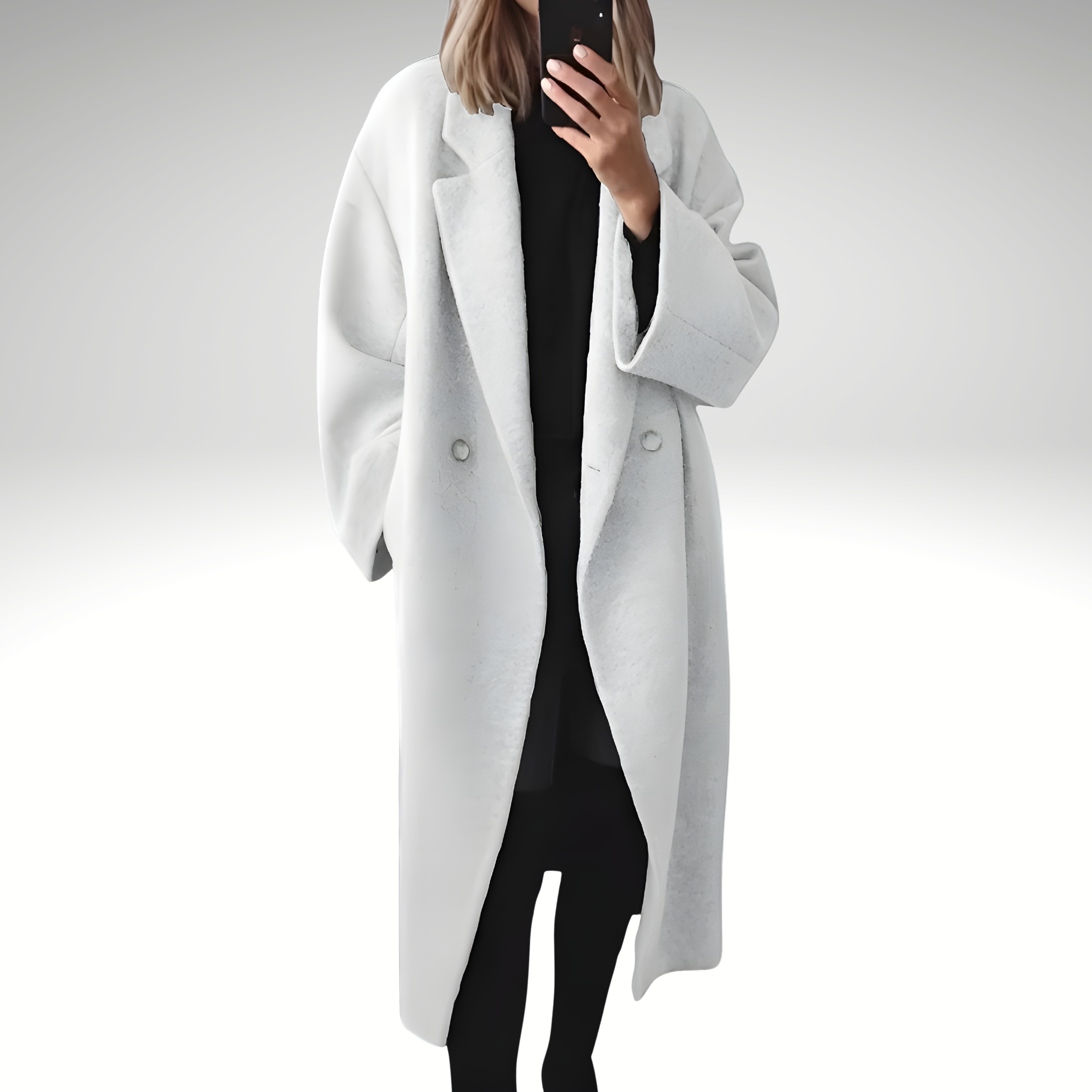 Soft-Touch Longline Overcoat