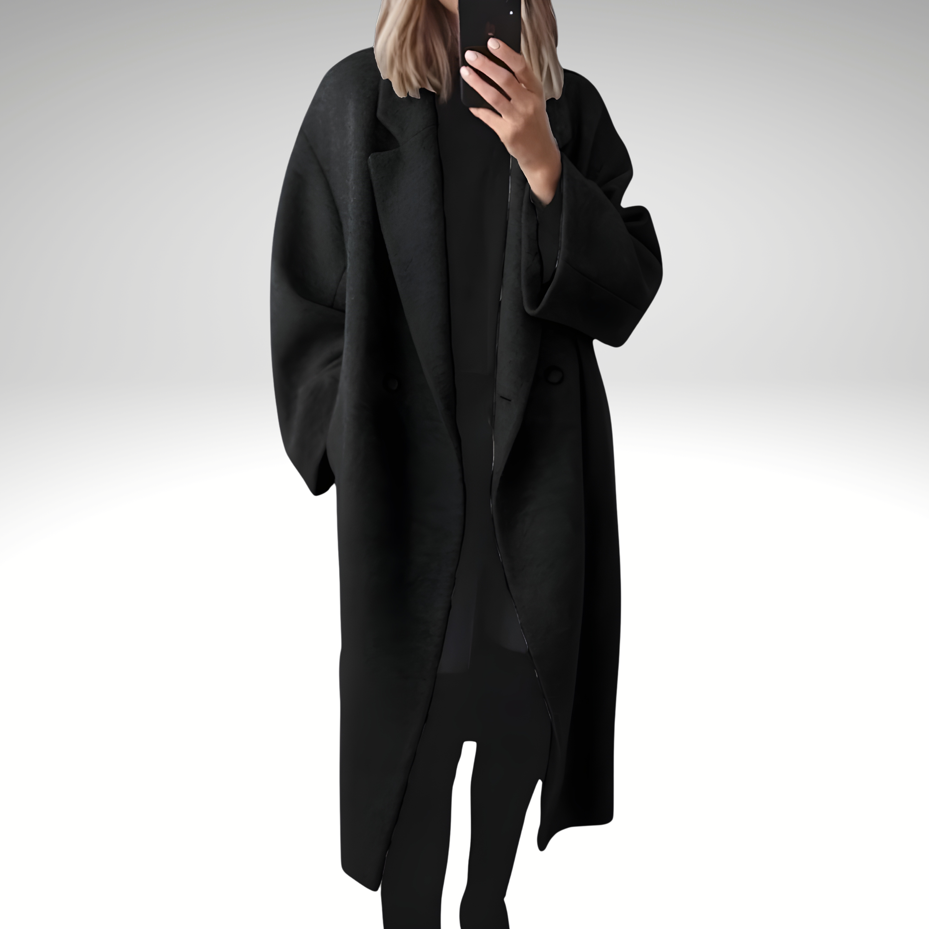 Soft-Touch Longline Overcoat