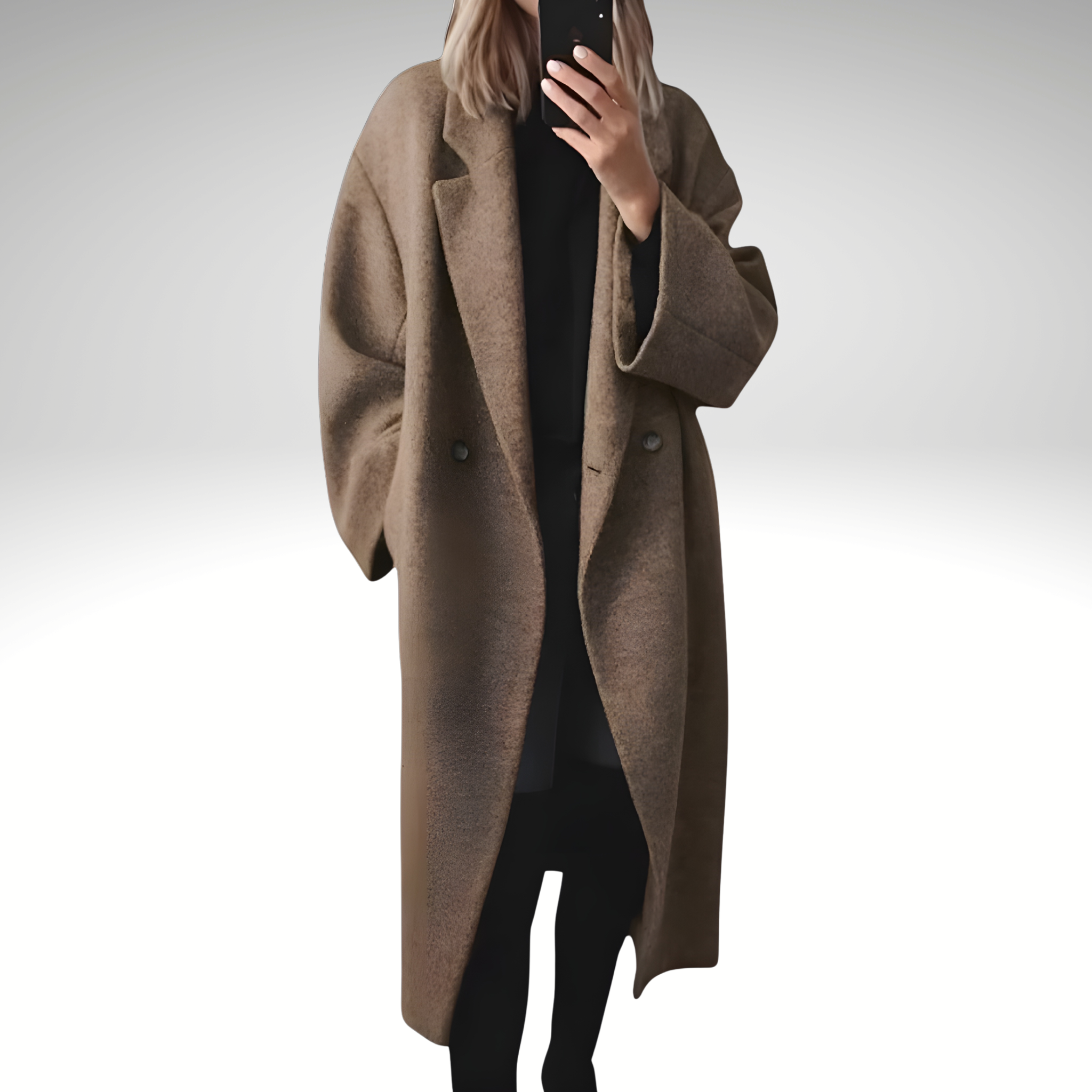 Soft-Touch Longline Overcoat