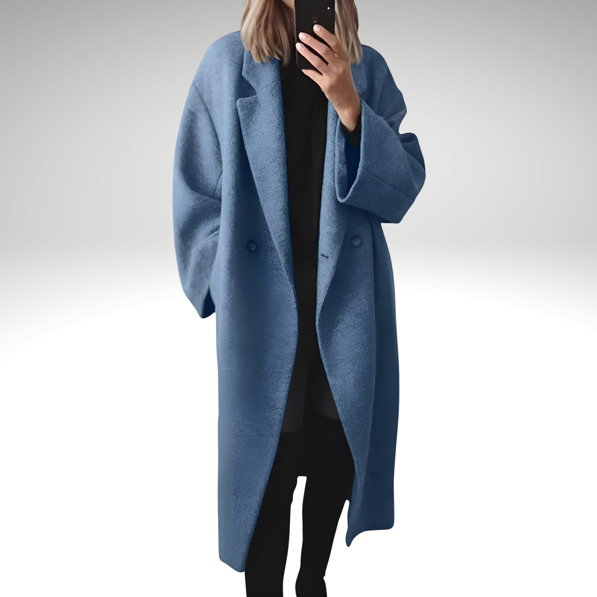 Soft-Touch Longline Overcoat